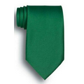 Kelly Green Polyester Satin Tie